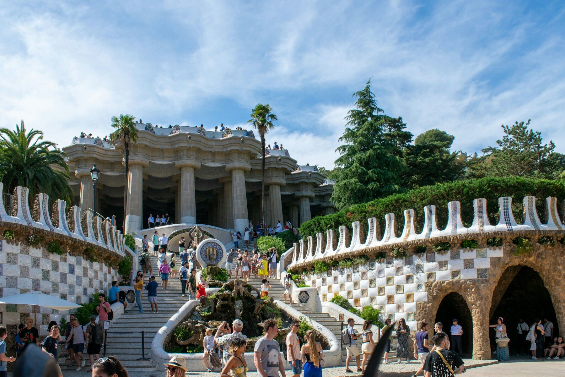 Vue du lieu incontournable à visite à barcelone