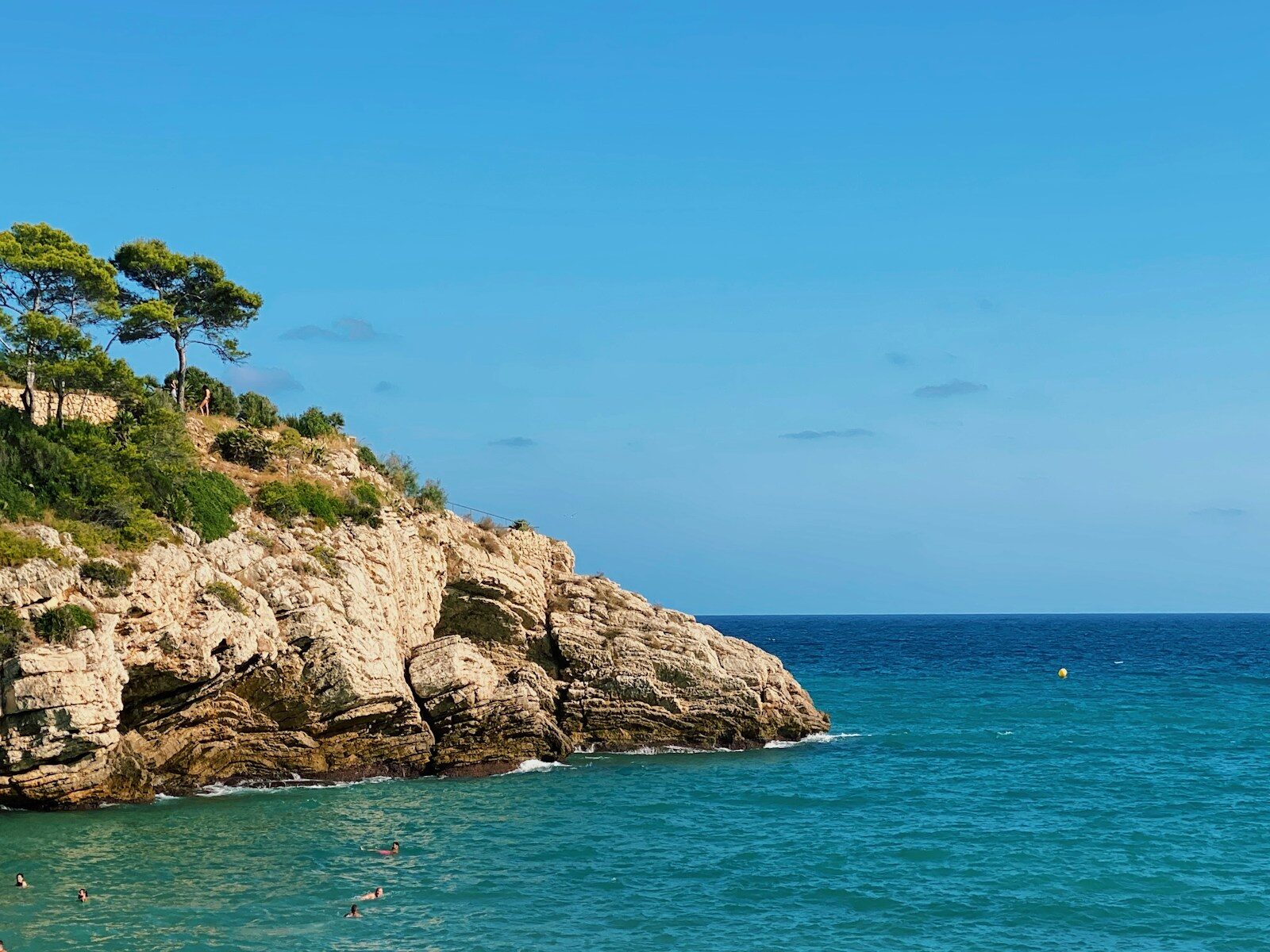 Vue de la mer et de la cote